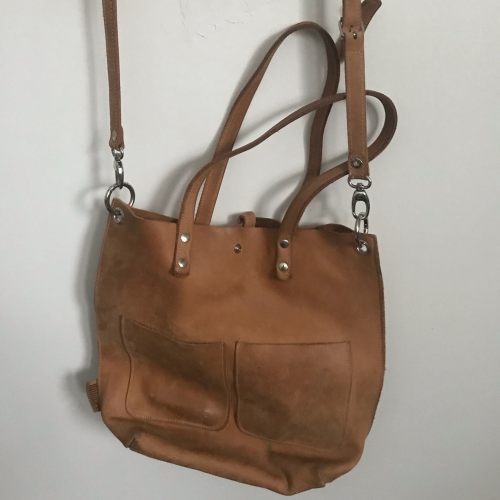 Hand stitched Leather bag!